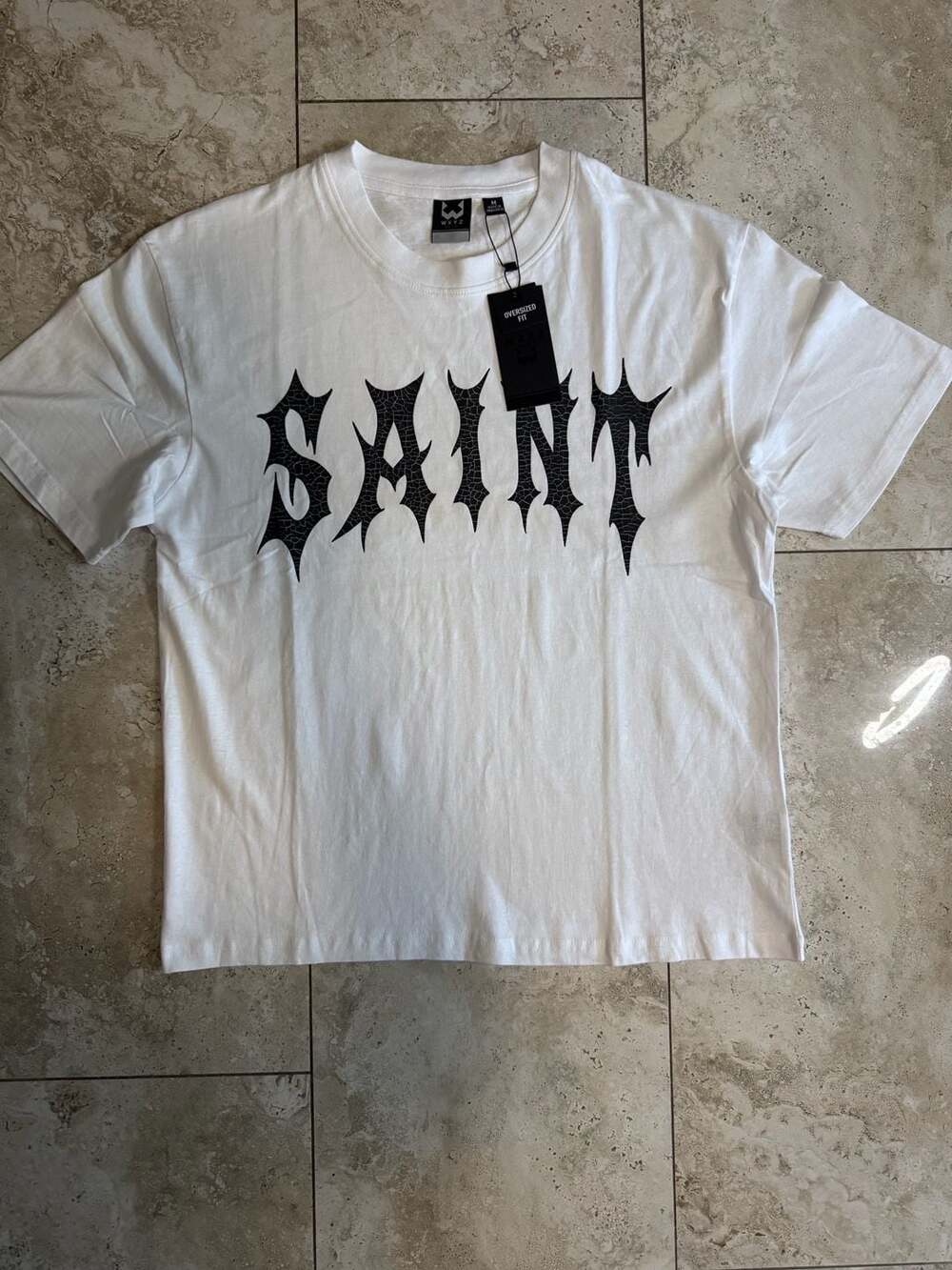 WXYZ MFG. CO. SAINT Oversized Fit Graphic T-Shirt
